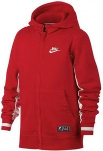 Толстовка підліткова Nike AIR HOODIE FZ червона AQ9500-657