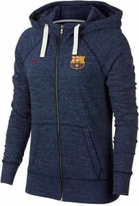 Толстовка жіноча Nike FC Barcelona Vintage Gym Hooded Sweater with Full-Length синя 919642-451