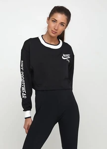 Свитшот женский Nike Womens Sportswear Crew REV BRS черный 893636-010