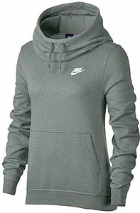 Толстовка жіноча Nike Womens Sportswear Funnel Neck Fleece сіра 853928-365