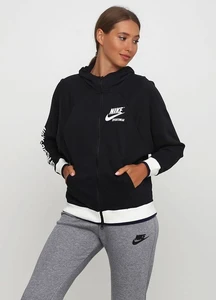 Толстовка жіноча Nike Womens Sportswear Hoodie FZ Fleece чорна 893638-010