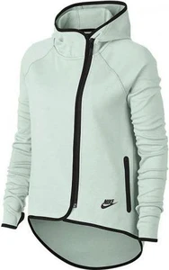 Толстовка женская Nike Womens Sportswear Tech Fleece CAPE FZ бирюзовая 908822-006