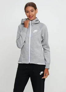 Толстовка женская Nike Womens Sportswear Tech Fleece WR Hoodie FZ серая 930759-063