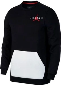 Толстовка Nike Jordan Jumpman Air Fleece Crew черная AA1457-010
