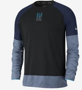 Свитер Nike M ELEMENT MIX CREW синий AJ7617-011