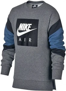 Свитер Nike Sportswear Air Crew Fleece серый 928635-071