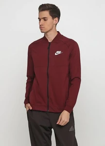 Олімпійка Nike Sportswear Mens Advance 15 Jacket Fleece бордова 861736-619