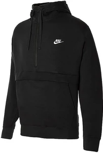 Толстовка Nike NSW Club Fleece Half-Zip Hoodie черный BV2699-010