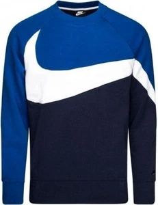 Свитшот Nike Sportswear Swoosh Crewneck синий AR3088-451