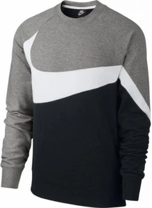 Свитшот Nike Sportswear Swoosh Crewneck серый AR3088-011