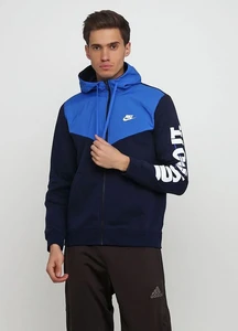 Толстовка Nike Sportswear Harbour+ Hoodie FZ синяя 931900-451