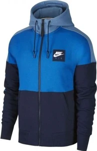 Толстовка Nike Sport Wear Hoodie Air Fz Fleece синя 886044-465