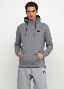 Толстовка Nike Sportswear Mens Modern Hoodie PO FT серая 805128-091