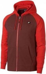 Толстовка Nike Sportswear Optic Full-Zip Hoodie коричневая 928475-236