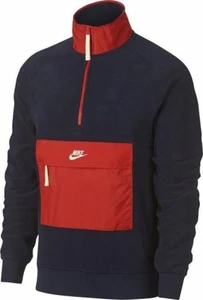 Реглан Nike Winter Fleece Half Zip Sweat синий 929097-451