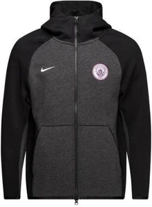 Толстовка Nike Manchester City Hoodie NSW Tech Fleece черная AH5202-014
