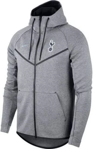 Толстовка Nike Tottenham Hoodie Tech Fleece серая AA1931-095