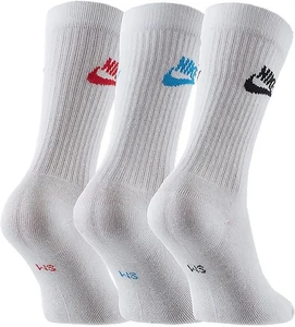 Носки Nike U NK NSW EVRY ESSENTIAL CREW белые (3 пары) SK0109-911