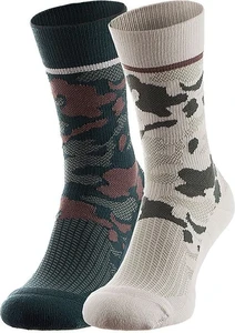 Шкарпетки Nike U SNKR Sox Crew Camo різнокольорові (2 пари) SX7284-943