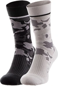 Шкарпетки Nike U SNKR Sox Crew Camo різнокольорові (2 пари) SX7284-944