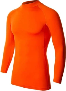 Термобелье футболка д/р Nike PRO HYPERWARM оранжевая 824617-815
