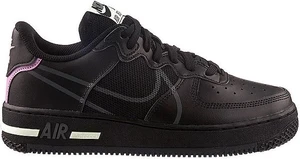 Кроссовки подростковые Nike AIR FORCE 1 REACT (GS) черные CD6960-001