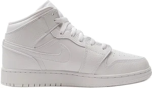 Кросівки підліткові Nike AIR JORDAN 1 MID BG білі 554725-130