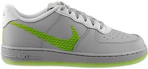 Кроссовки подростковые Nike FORCE 1 LV8 3 (PS) серо-салатовые CD7418-002