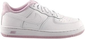 Кроссовки подростковые Nike FORCE 1-1 (PS) бело-розовые CU0816-100