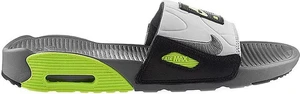 Шлепанцы женские Nike WMNS AIR MAX 90 SLIDE серо-салатовые CT5241-001