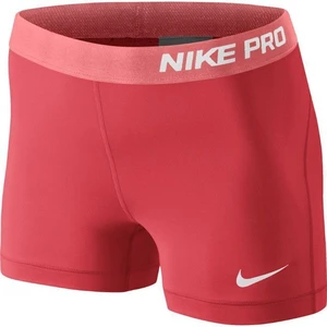 Шорты женские Nike PRO 3 SHORT красные 589364-647