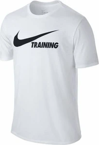 Футболка Nike TRAINING SWOOSH TEE белая 777358-101