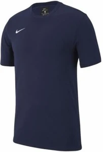 Футболка подростковая Nike TEAM CLUB 19 TEE LIFESTYLE темно-синяя AJ1548-451