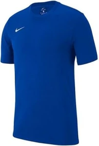 Футболка подростковая Nike TEAM CLUB 19 TEE LIFESTYLE синяя AJ1548-463
