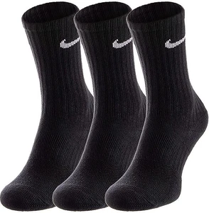 Шкарпетки підліткові Nike PERFORMANCE CUSHIONED NO SHOW TRAINING 3 пари чорні SX6842-010