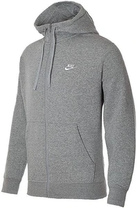 Толстовка Nike NSW CLUB HOODIE FZ BB серый BV2645-063