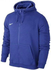 Толстовка подростковая Nike TEAM CLUB FZ HOODY синяя 658499-463