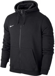 Толстовка подростковая Nike TEAM CLUB FZ HOODY черная 658499-010