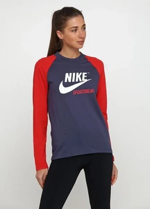 Свитшот женский Nike SPORTSWEAR TEE cине-красный 883521-471