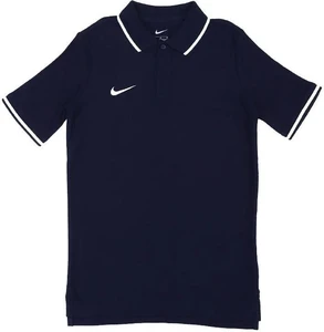 Поло подростковая Nike TEAM CLUB 19 POLO LIFESTYLE синяя AJ1546-451