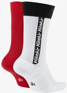 Шкарпетки Nike CREW AIR (2 пари) біло-червоні CK5609-905