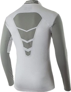 Термобілизна футболка д/р Nike PRO HYPERWARM сіро-біла 585171-100