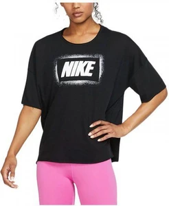 Футболка женская Nike Dry Oversized Grx Short Sleeve Shirt черная BV4494-010