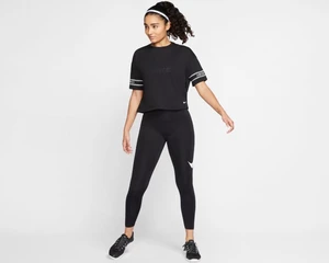 Футболка жіноча Nike Pro Women's Graphic Short-Sleeve Top чорна CJ4031-010