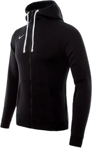 Толстовка Nike Team Club 19 Fullzip Fleece Hoody черная AJ1313-010