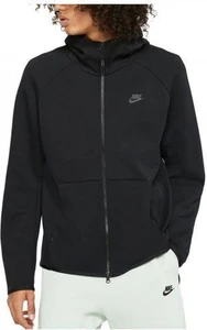 Толстовка Nike Hoodie Tech Fleece черная 928483-010