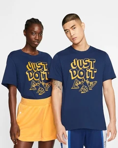 Футболка Nike Dri-fit Just Do It синяя CD1284-492