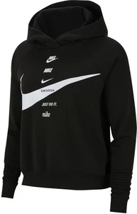 Толстовка женская Nike Sportswear Swoosh черная CU5676-011