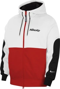 Толстовка Nike M NSW AIR HOODIE FZ FLC красно-белая CU4134-101