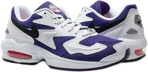 Кроссовки Nike AIR MAX2 LIGHT фиолетово-белые AO1741-103